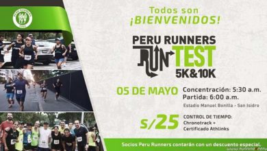 Peru Runners RunTest - Apoyo Wings For Life 2019