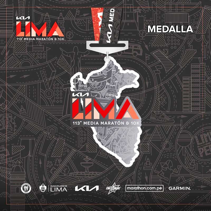 Medalla de la Media Maratón de Lima 2022
