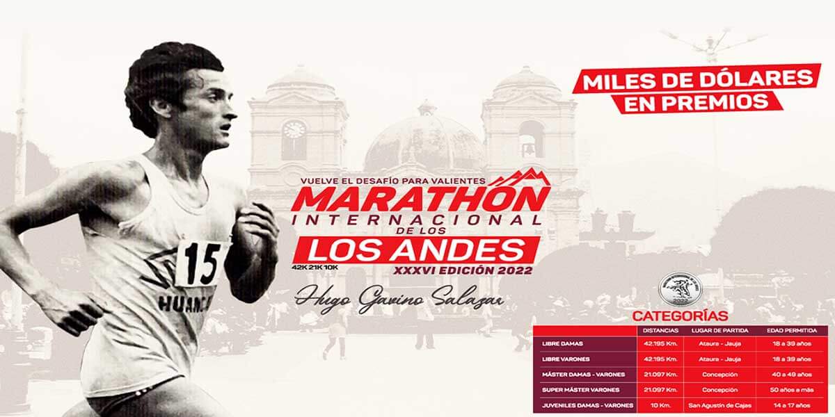 Maratón Internacional de Los Andes 2022 Running 4 Peru