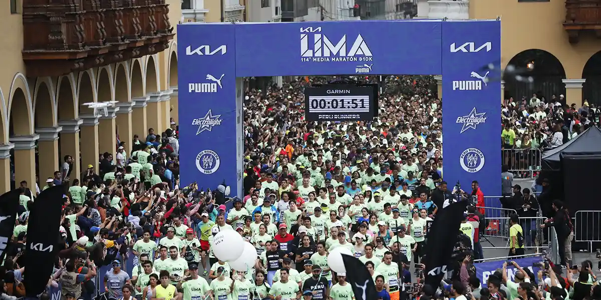 Media Maratón de Lima 2023 PUMA vistió de verde a más de 15 mil