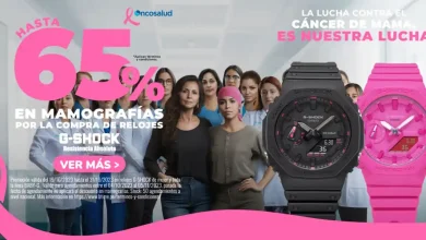 Mes rosa: G-SHOCK se une a la lucha contra el cáncer de mama