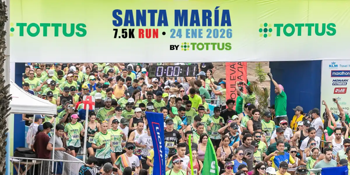 Carrera Santa María 7.5K Run by Tottus 2026 Carrera Santa María 7.5K Run by Tottus 2026