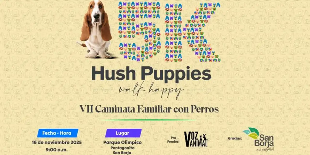 Caminata Familiar con Perros Hush Puppies 2025 Caminata Familiar con Perros Hush Puppies 2025